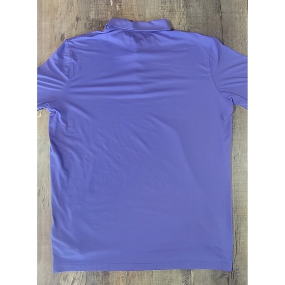 Peter Millar Mens XL Long Sleeve Golf Performance Pullover Purple Red Stripes - Picture 7 of 7